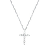 Classic 1.0 TCW Moissanite Diamond Solitaire Pendant Necklace in Solid Gold 3