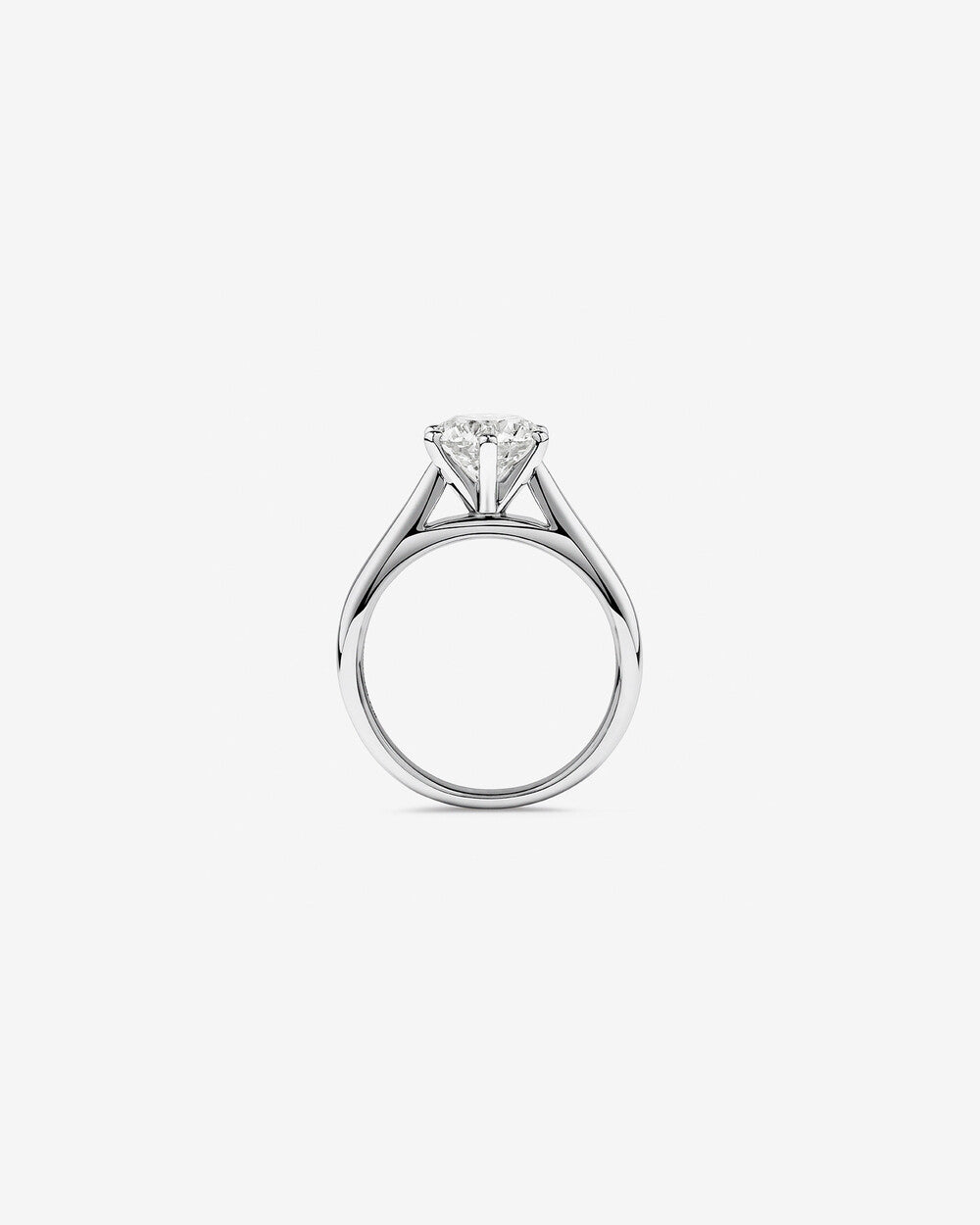 Stunning 2.0 CT Round Moissanite in Solitaire Engagement Ring 2