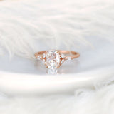 Stunning 1.5 CT Cushion Moissanite Engagement Ring with Cluster Design 1
