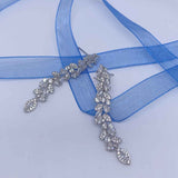 Round Cut Cubic Zirconia in 925 Sterling Silver Earrings 4