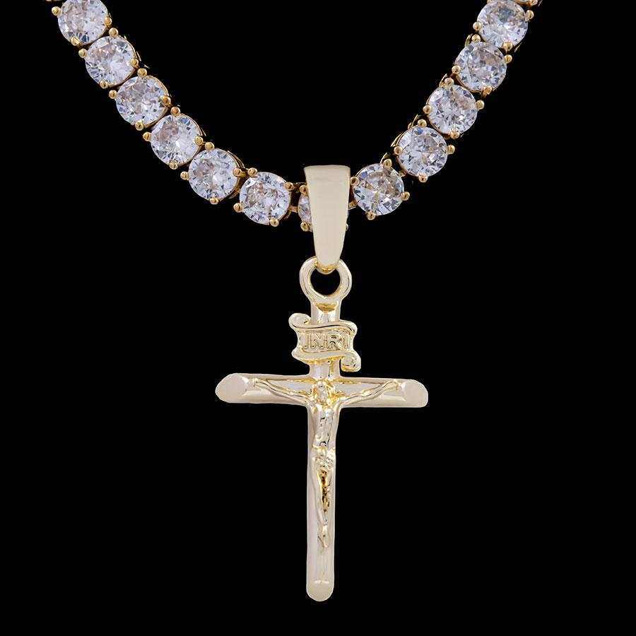 Crucifix Silver Pendant for Him 11