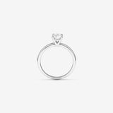 Stunning 0.7 CT Round Moissanite Solitaire Design Engagement Ring 2