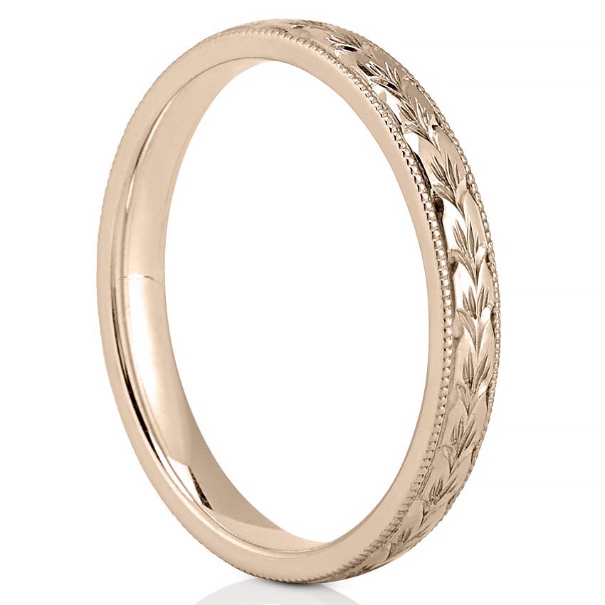 Stunning Milgrain Metal Wedding Bands 6