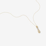 Round Cut Cubic Zirconia in 925 Sterling Silver Necklace 2