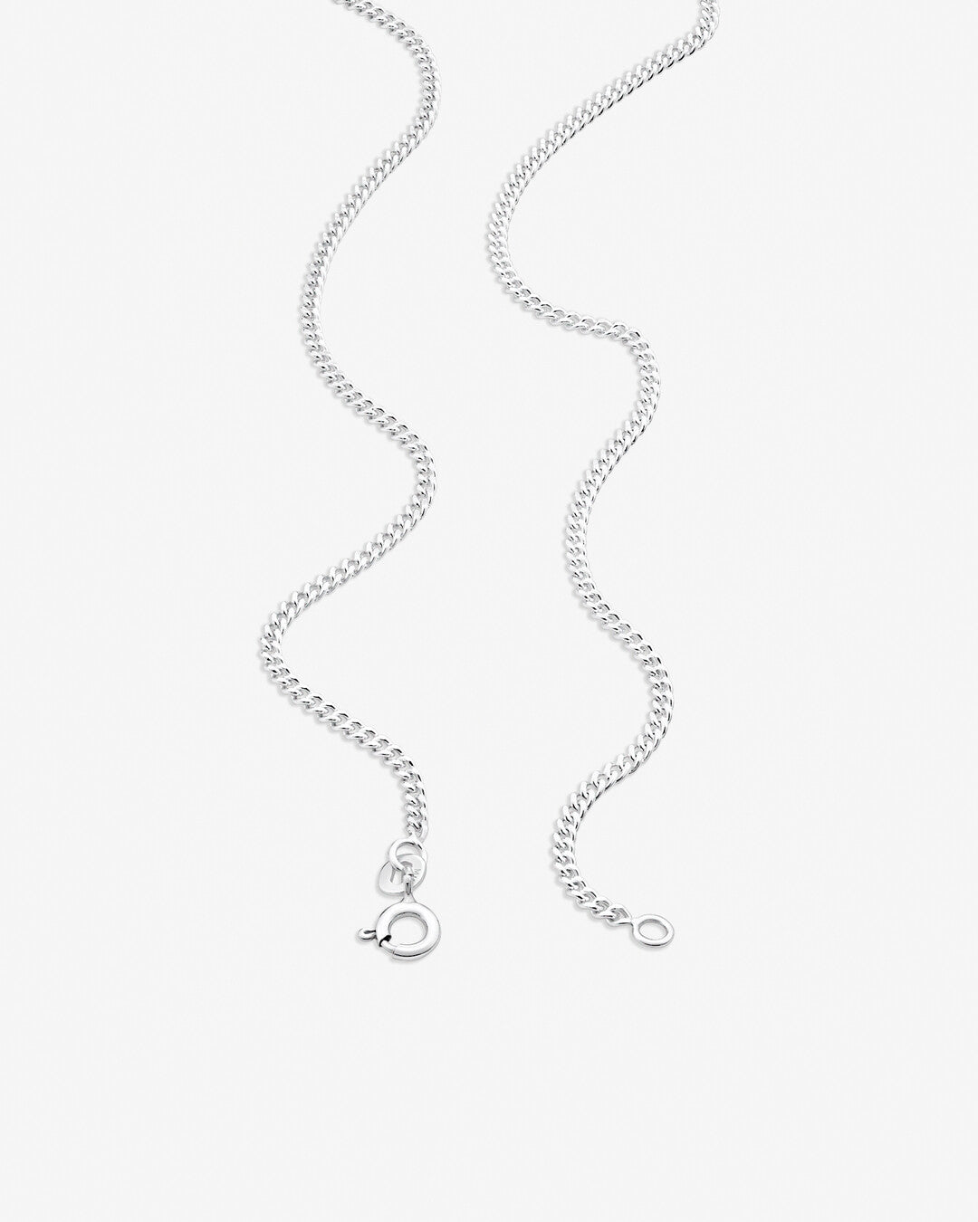 Round Cut Cubic Zirconia in 925 Sterling Silver Necklace 2