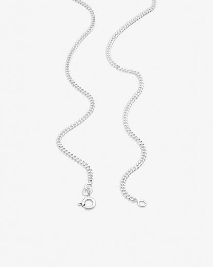 Round Cut Cubic Zirconia in 925 Sterling Silver Necklace 2