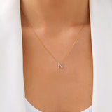 Round Cut Cubic Zirconia in 925 Sterling Silver Necklace 4