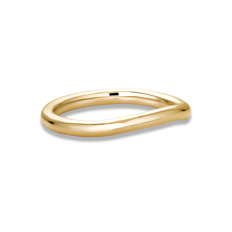 Stunning Gentle Wave Metal Wedding Bands 2
