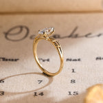 Stunning 2.0 CT Marquise Cut Moissanite Engagement Ring with Solitaire Design 9