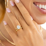 Stunning 0.2 TCW Round Moissanite Stones Scalloped Eternity Wedding Bands 5