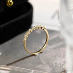 0.3 TCW Round Cut Moissanite Bridal Wedding Band 6