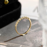 0.3 TCW Round Cut Moissanite Bridal Wedding Band 6