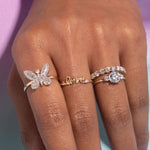 Stunning 0.9 TCW Round Moissanite Stones Half Eternity Wedding Band 6