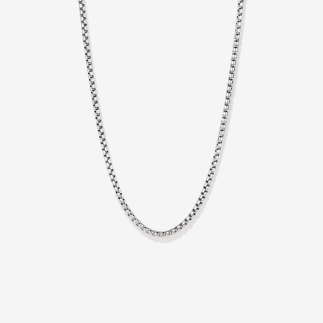 Round Cut Cubic Zirconia in 925 Sterling Silver Necklace 1
