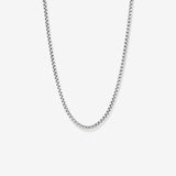 Round Cut Cubic Zirconia in 925 Sterling Silver Necklace 1