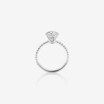 Stunning 1.36 CT Round Moissanite Engagement Ring in Halo & Pave Designs 2