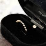 0.3 TCW Round Cut Moissanite Bridal Wedding Band 4