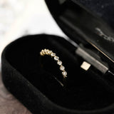 0.3 TCW Round Cut Moissanite Bridal Wedding Band 4