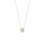 0.30 CT Round Moissanite Diamond Pendant Necklace in Solid Gold 8