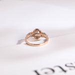 Stunning 1.0 - 2.0 CT Oval Moissanite Engagement Ring with Three Stone & Halo Design 4