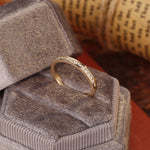 0.2 TCW Round Cut Moissanite Bridal Wedding Band With Pave Accents 4