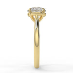 Stunning 2.0 CT Round Moissanite Engagement Ring with Solitaire Design 2