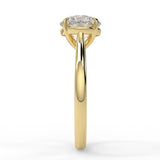Stunning 2.0 CT Round Moissanite Engagement Ring with Solitaire Design 2