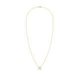 1.16 TCW Round Opal Lab Made Diamond- October Birthstone Necklace 4