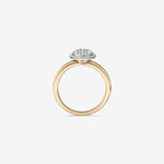 Stunning 0.5 CT Oval Moissanite Engagement Ring in Halo Design 2