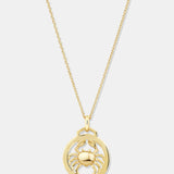 Round Cut Cubic Zirconia in 925 Sterling Silver Necklace 1