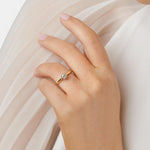 Stunning 0.50 CT Round Moissanite Engagement Ring In Solitaire Design 4