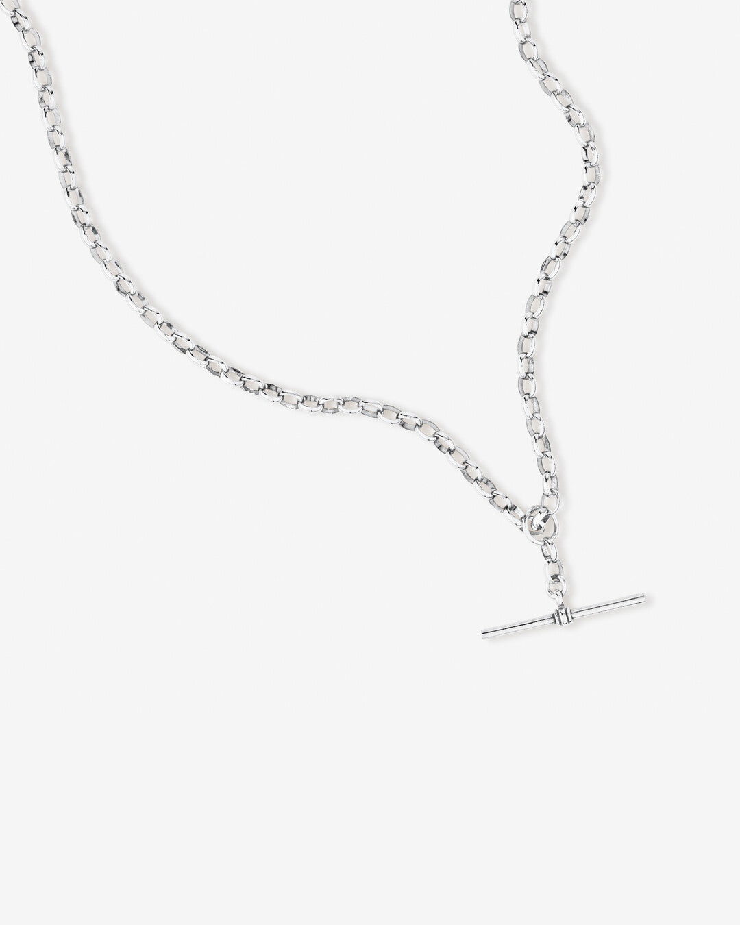 Round Cut Cubic Zirconia in 925 Sterling Silver Necklace 2