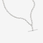 Round Cut Cubic Zirconia in 925 Sterling Silver Necklace 2