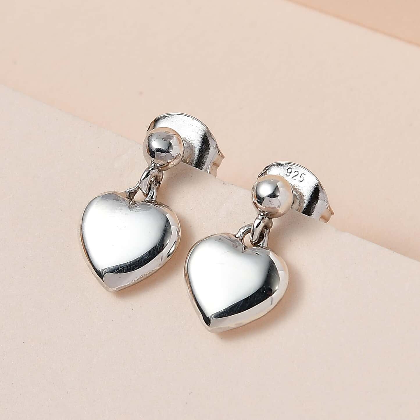 Round Cut Cubic Zirconia in 925 Sterling Silver Earrings 2