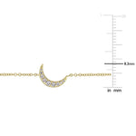 Round Cut Cubic Zirconia in 925 Sterling Silver Necklace 6