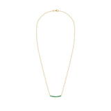 2 CT Round Emerald Lab Made Diamond-May Birthstone Necklace 7