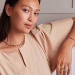 15.38 TCW Round Garnet Lab Made Diamond- January Birthstone Necklace 2