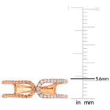 Round Cut Cubic Zirconia in 925 Sterling Silver Wedding Bands 7