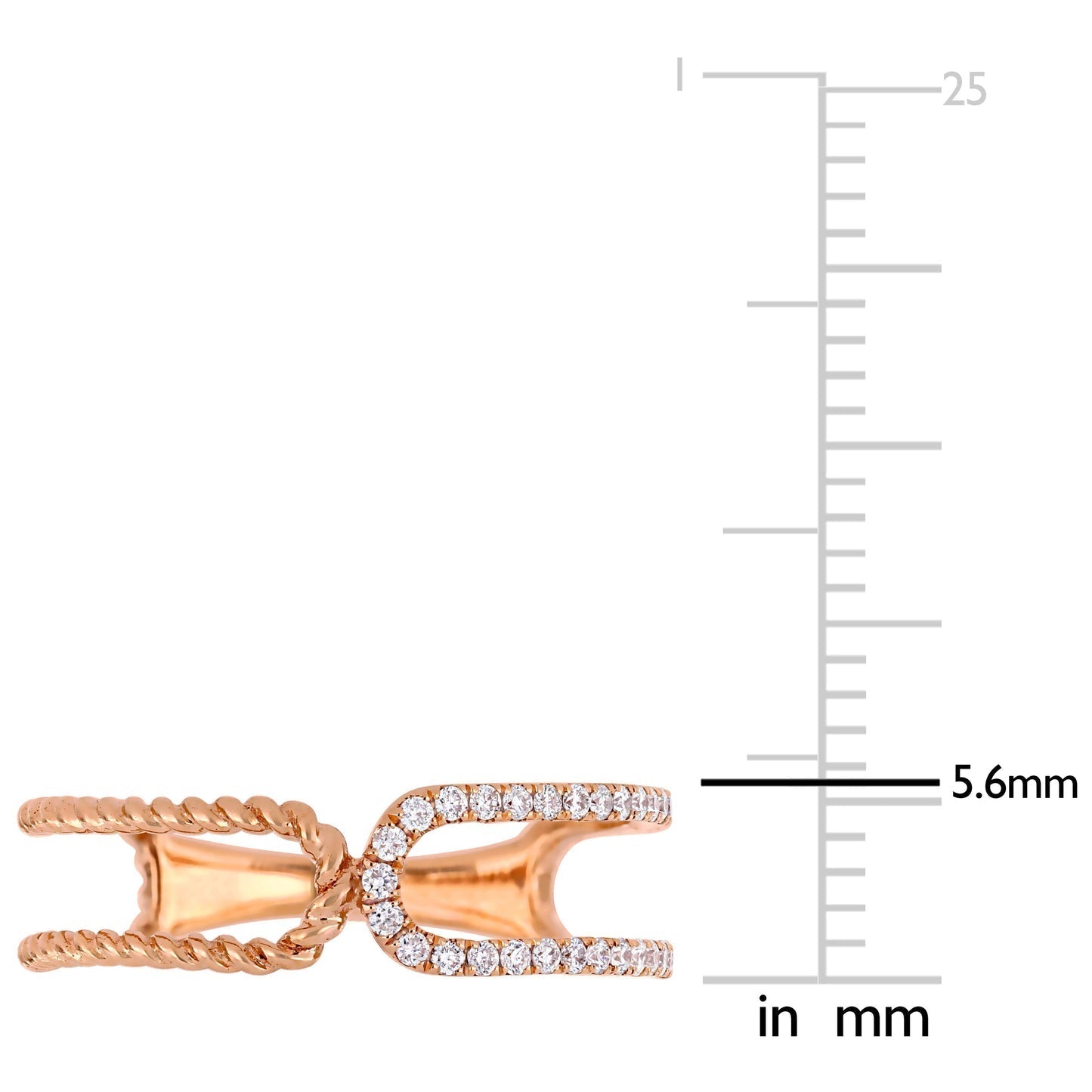 Round Cut Cubic Zirconia in 925 Sterling Silver Wedding Bands 7