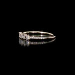 Round Cut Cubic Zirconia in 925 Sterling Silver Wedding Bands 11