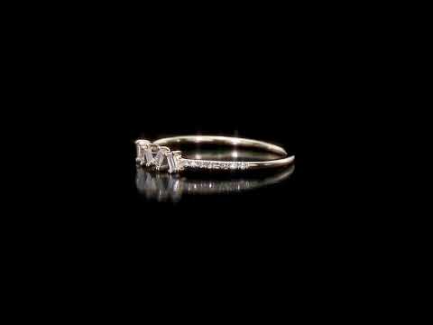 Round Cut Cubic Zirconia in 925 Sterling Silver Wedding Bands 11