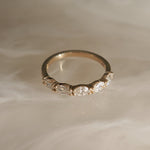 Stunning 1 TCW Marquise Moissanite Stones Half Eternity Wedding Bands 2