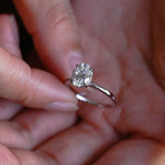 Stunning 3.0 CT Oval Moissanite Engagement Ring with Hidden Halo Design 8