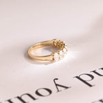 Stunning 0.3 TCW Oval Moissanite Stones Half Eternity Wedding Band 10