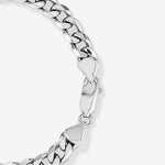Round Cut Cubic Zirconia in 925 Sterling Silver Bracelet 4