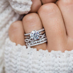Round Cut Solitaire Style Cubic Zirconia in 925 Sterling Silver Ring 4