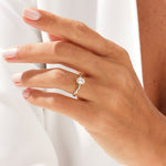 Stunning 1.0-2.0 CT Oval Moissanite Engagement Ring with Twisted Pave Design 8
