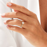 Stunning 1.0-2.0 CT Oval Moissanite Engagement Ring with Twisted Pave Design 8