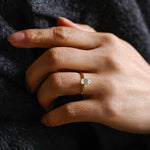 Stunning 1.0 - 2.0 CT Emerald Moissanite Engagement Ring with Solitaire Design 6