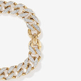 Round Cut Cubic Zirconia in 925 Sterling Silver Bracelet 4